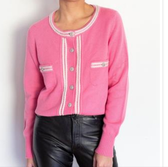 HOSTPICK!!! Chanel Cashmere Cardigan - Picture 1 of 11